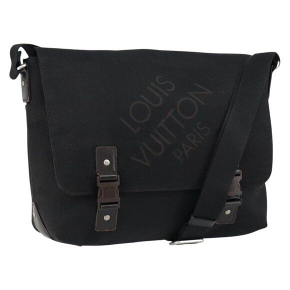 LOUIS VUITTON Handbags - Authentic LOUIS VUITTON Damier Geant Roux Shoulder Bag Black M93079 LV